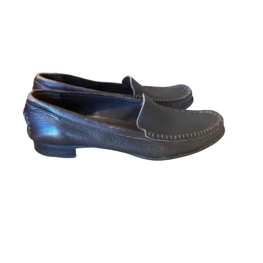 Bally women’s Italian Leather Loafers size 39.5 Italian, US size 9.5